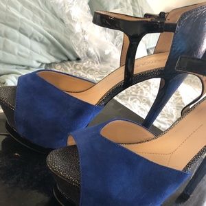 Boutuque 9 royal blue heels, worn 3x,